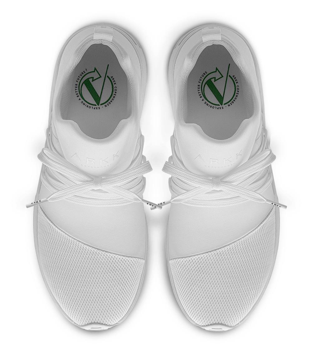 ARKK NOS Raven Mesh PET S-E15 | Triple White | Men Raven